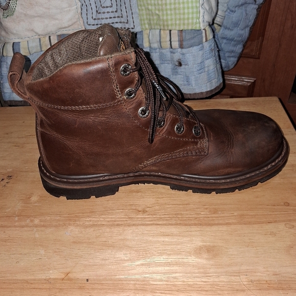 Carolina Men\'s Brown Leather Boots CA 6025 In A Size 10.5D. Good Condition main image 7